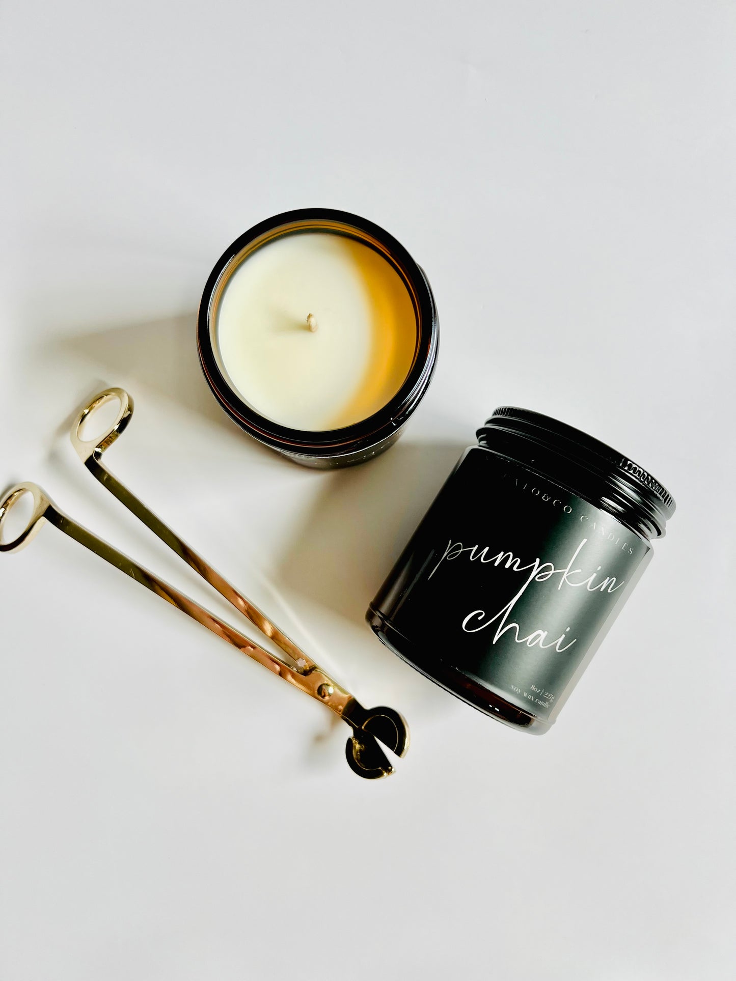 Pumpkin Chai | Amber Jar Candle