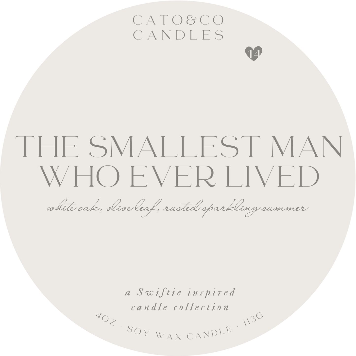 The Smallest Man Who Ever Lived | Taylor's Version