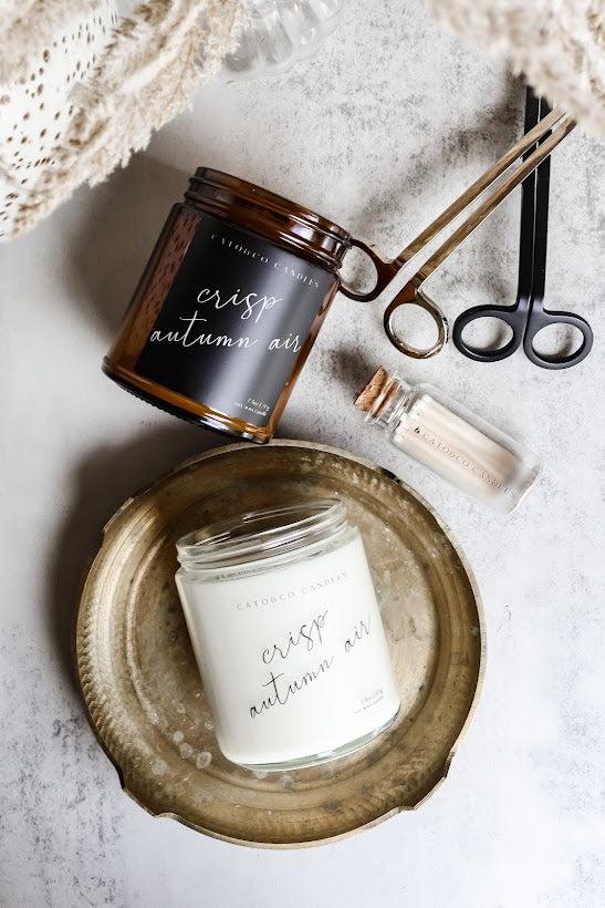 Crisp Autumn Air | Amber Jar Candle