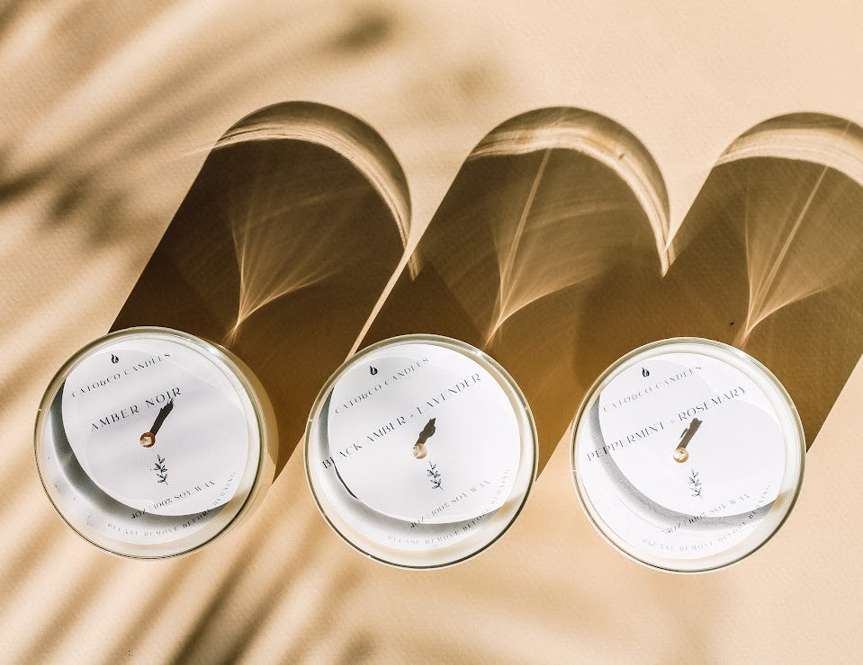 Amber Noir | Mini Candle