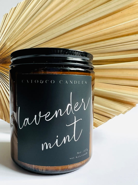 Lavender Mint | Amber Jar Candle