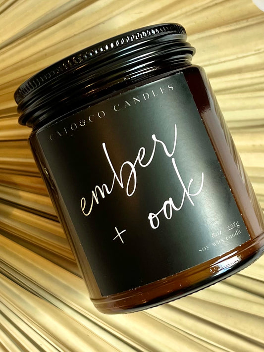 Ember & Oak | Amber Jar Candle