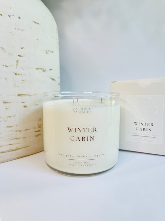 Winter Cabin | 3 Wick Candle