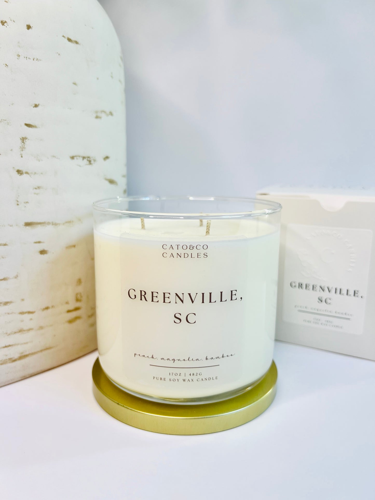 Greenville, SC | 3 Wick Candle