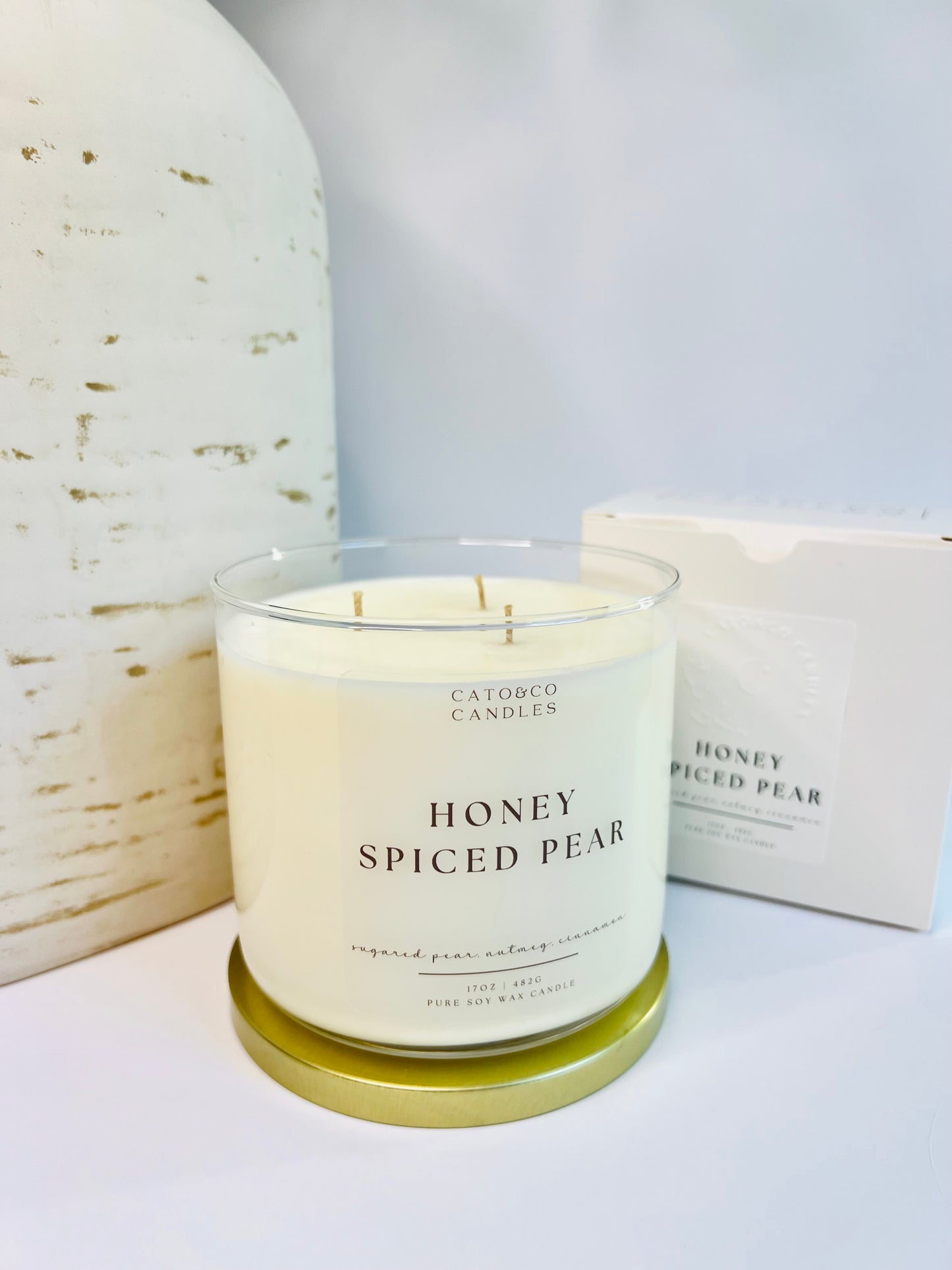 Honey Spiced Pear | 3 Wick Candle