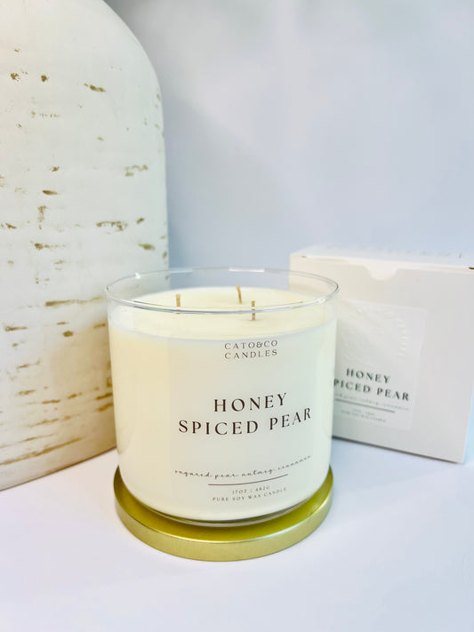 Honey Spiced Pear | 3 Wick Candle