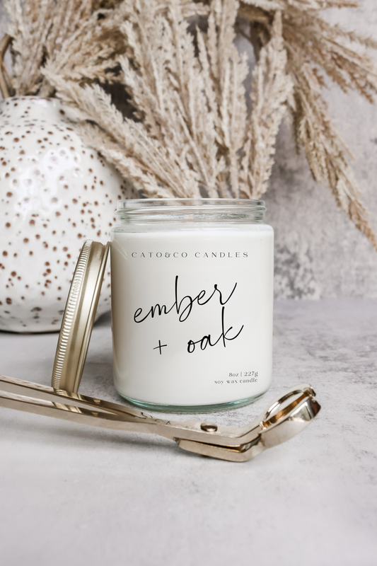 Ember & Oak | Clear Jar Candle