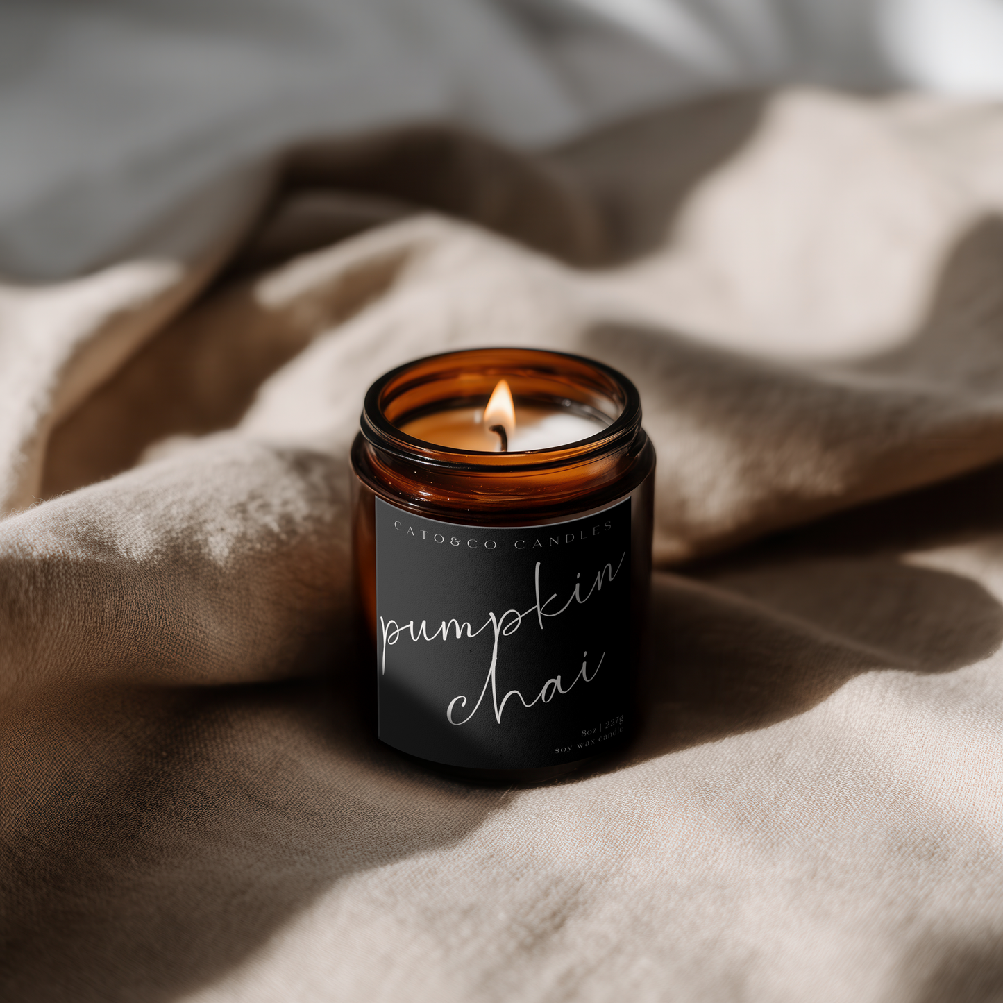 Pumpkin Chai | Amber Jar Candle