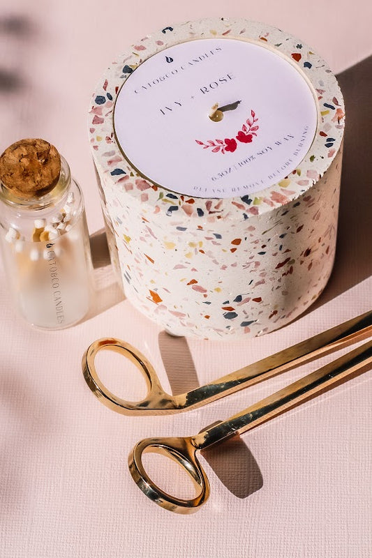 Ivy + Rose | Terrazzo Candle